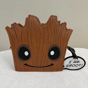 LOUNGEFLY ~ Disney Marvel I am Groot Crossbody Bag - NWOT!